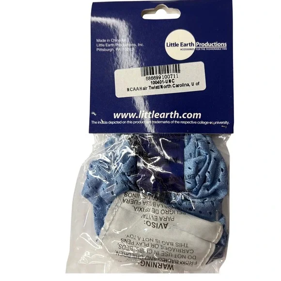 NCAA UNC Hair Twist North Carolina University Hairwear‎ with Attitude - Picture 4 of 7